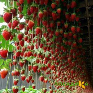 Клубника ампельная Анастасия купить по цене от 370р. в интернет-магазине «Посадика» с доставкой почтой в в Элистае и по всей России – [изображение №1].