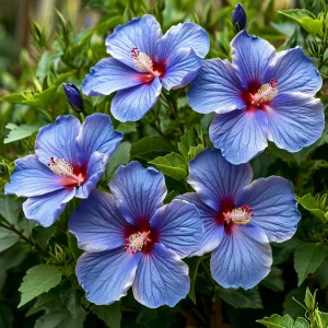 Гибискус садовый Блуминг Квин купить по цене от 259р. в интернет-магазине «Посадика» с доставкой почтой в в Элистае и по всей России – [изображение №1].