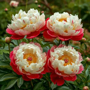 Пион Коралловый Каскад купить по цене от 490р. в интернет-магазине «Посадика» с доставкой почтой в в Элистае и по всей России – [изображение №1].