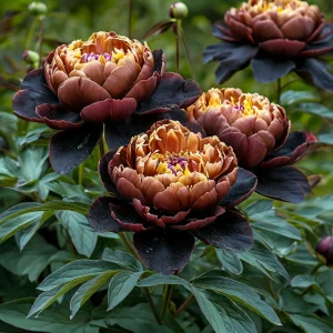 Пион Императорский Бал купить по цене от 419р. в интернет-магазине «Посадика» с доставкой почтой в в Элистае и по всей России – [изображение №1].