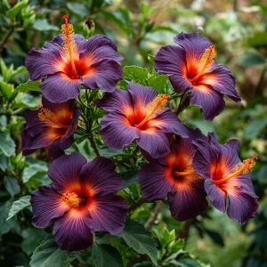 Гибискус Вивида Флэр купить по цене от 279р. в интернет-магазине «Посадика» с доставкой почтой в в Элистае и по всей России – [изображение №1].