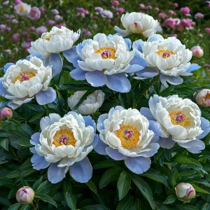 Пион Акварельный Этюд купить по цене от 806р. в интернет-магазине «Посадика» с доставкой почтой в в Элистае и по всей России – [изображение №1].